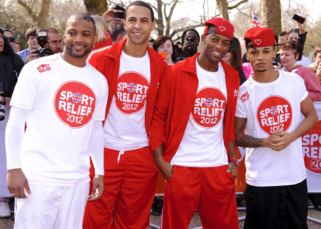 JLS run SPORT RELIEF mile, make us Proud | 110% pop - Yahoo! omg! UK