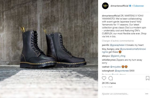 靴 yohji yamamoto Dr.Martens Yohji Yamamoto revisits an iconic Dr. Martens boot