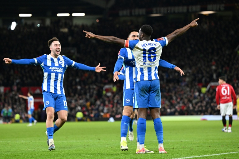 Troubled Man Utd crash out of FA Cup against Brighton