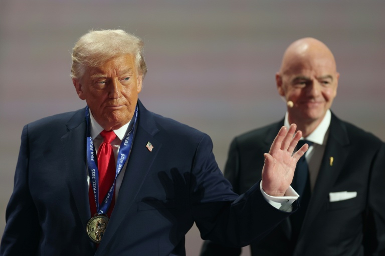 FIFA president Infantino defends giving peace prize to Trump