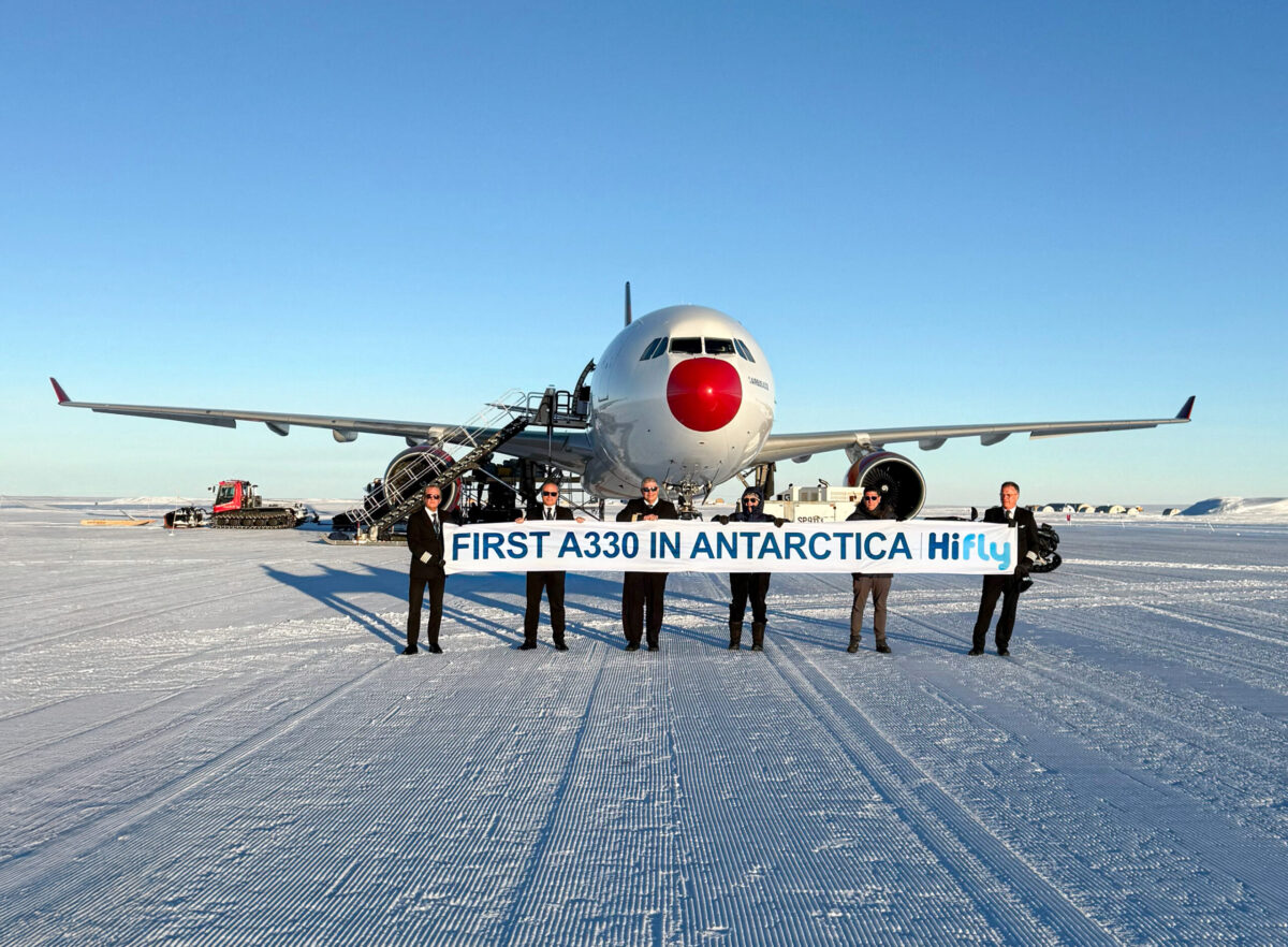 Hi Fly Lands First A330 in Antarctica