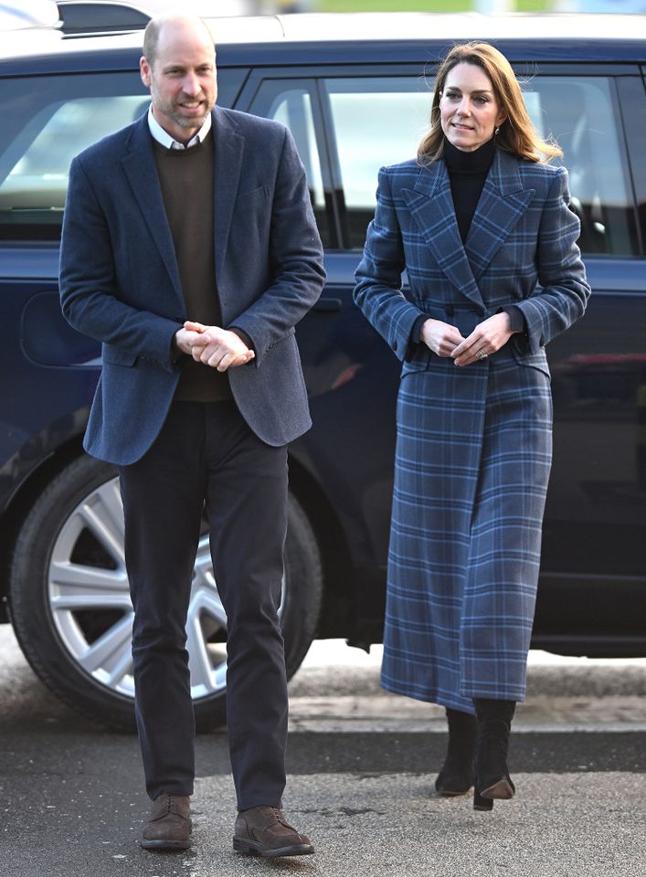 Samir Hussein/WireImage Prince William and Kate Middleton visit the National Curling Academy on Jan. 20, 2026 in Stirling, Scotland.