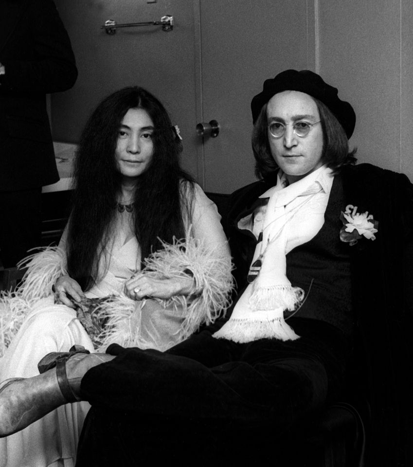 Ron Galella, Ltd/Ron Galella Collection via Getty John Lennon and Yoko Ono at the 1975 Grammy Awards