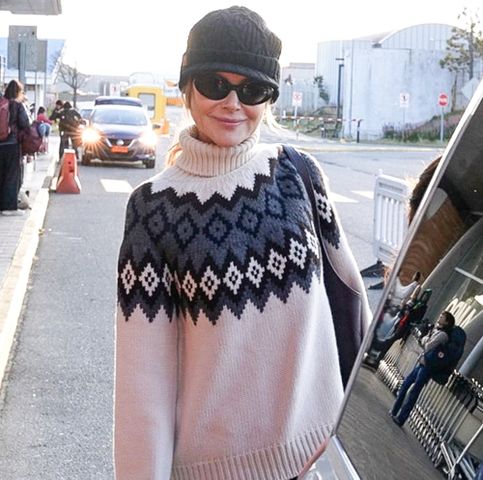 CLAUDIO MONGE/EPA/Shutterstock Nicole Kidman arrives at Presidente Carlos Ibanez del Campo Airport for her trip to Antarctica, in Punta Arenas, Chile