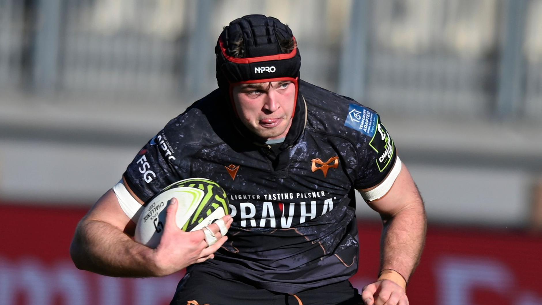 James Fender in action for Ospreys