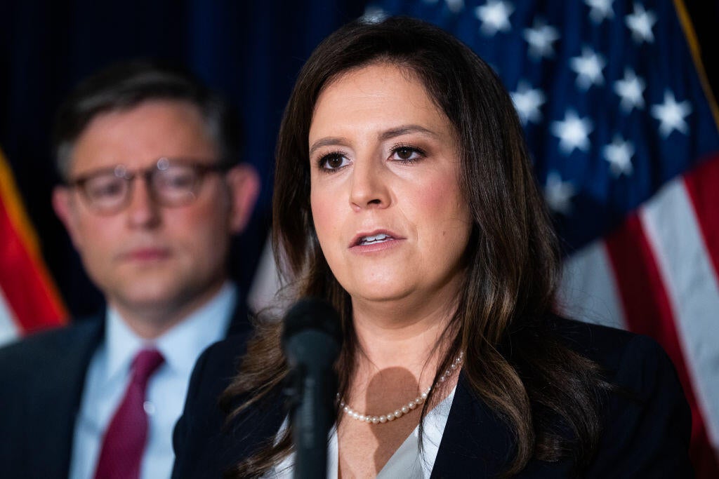 Stefanik accuses Johnson of lying about defense bill provision