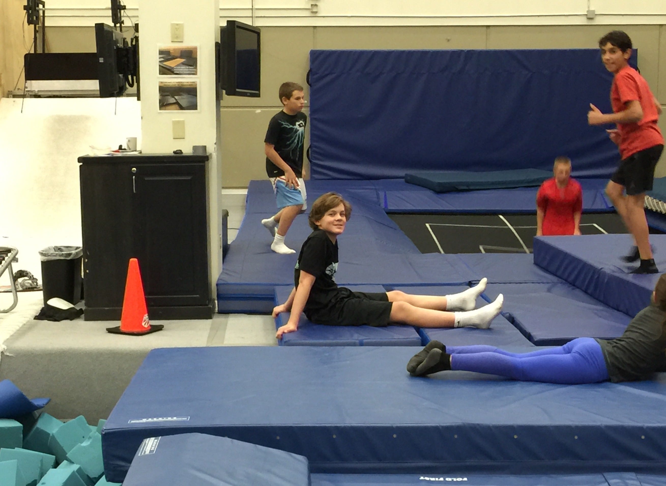 Quinn Dehlinger at the Elite Aerial Development Program (EADP) in Lake Placid, New York.