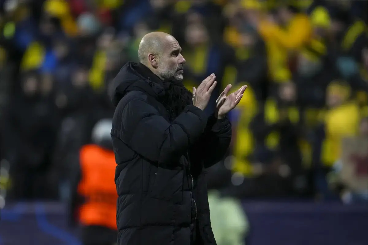 Pep Guardiola names two notable Manchester City absentees in Bodo/Glimt defeat