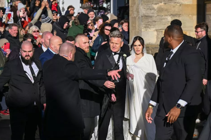 Adam Peaty and Holly Ramsay wedding 'chaos' as Gordon involved in 'scuffle'. 