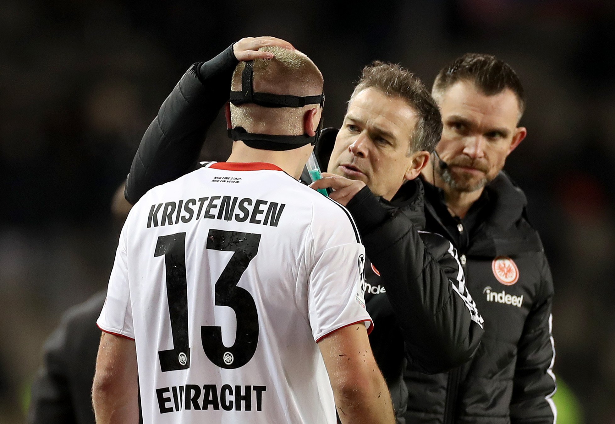 Eintracht Frankfurt’s Rasmus Kristensen insists ‘beer summit’ isn’t answer to team’s defensive woes