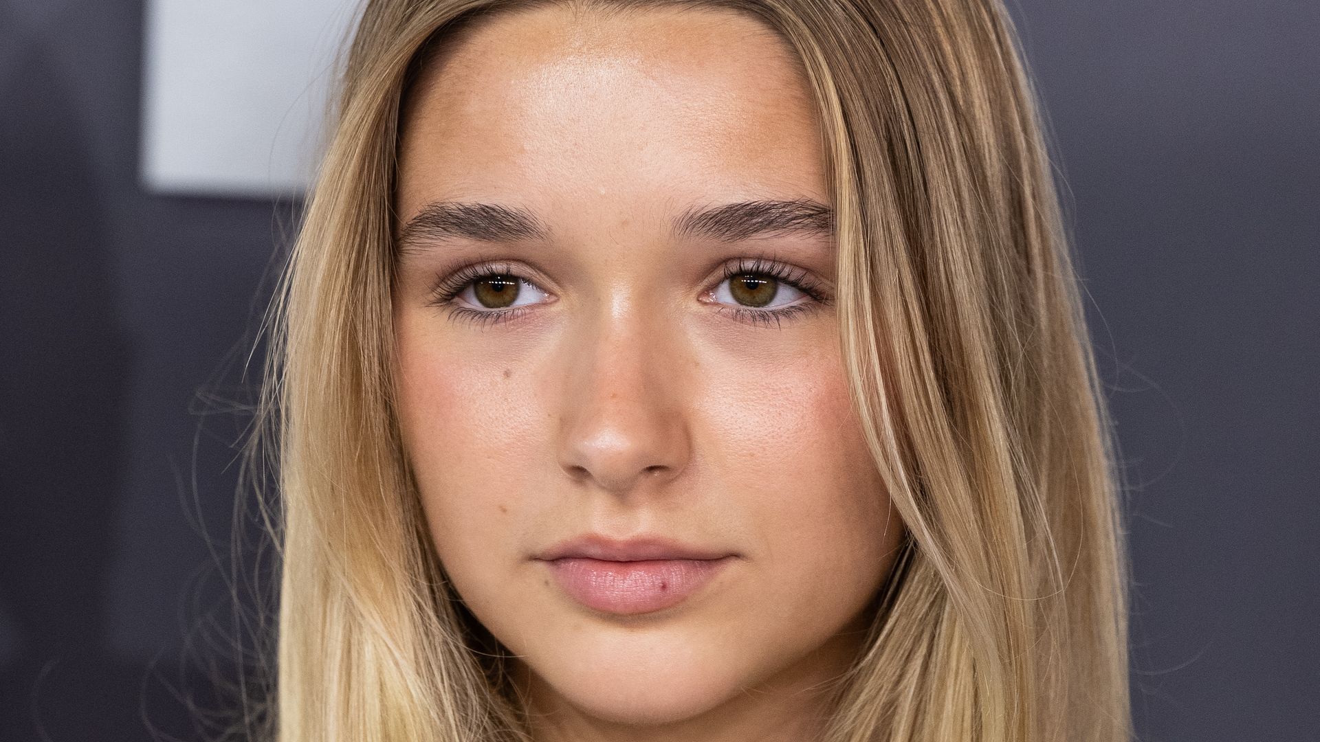 Harper Beckham, 14, pictured 'manifesting' at first Beckham family Christmas after Brooklyn blocking. 