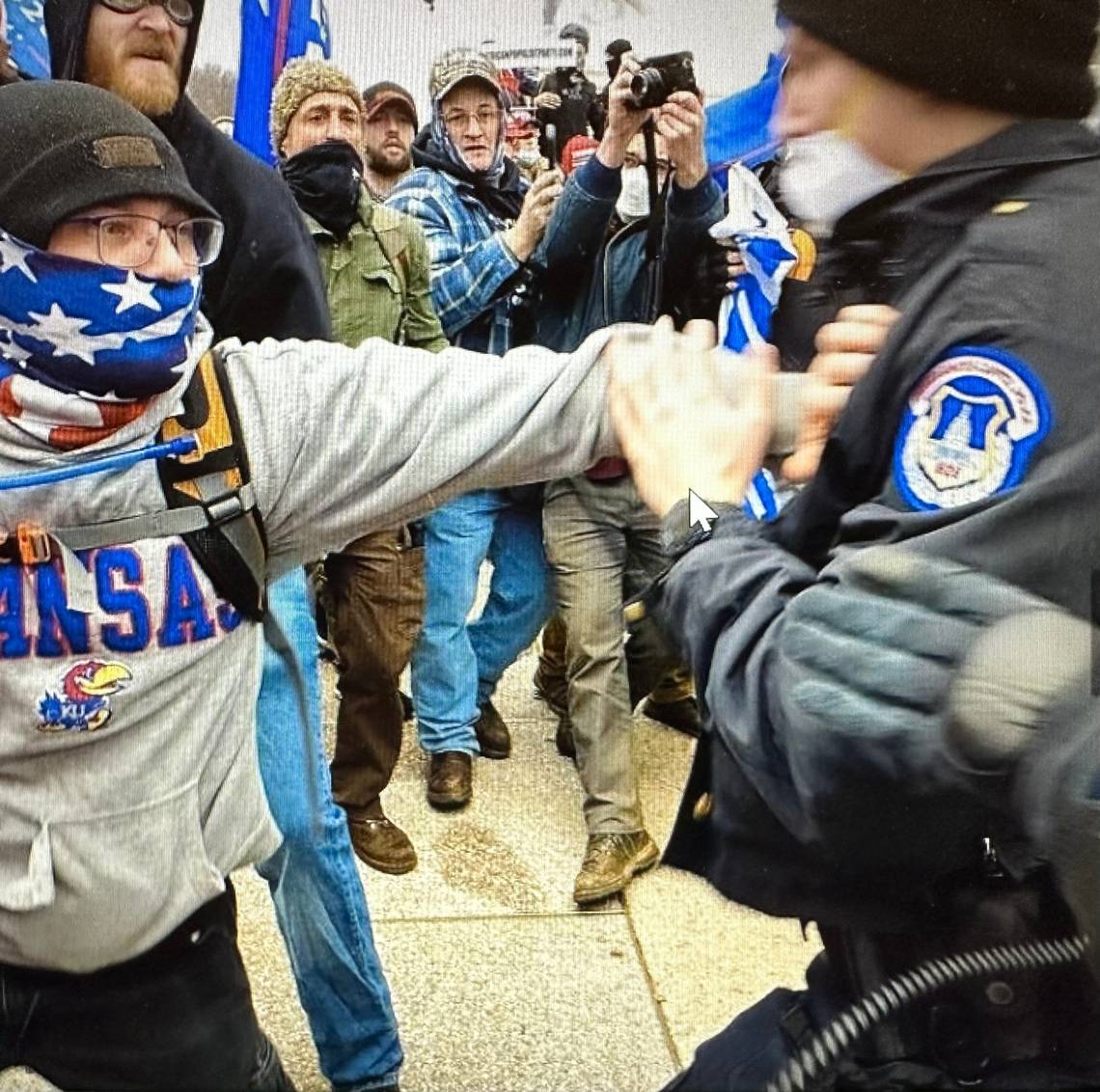 Missouri man who carried pitchfork at Capitol riot pleads guilty to assaulting police