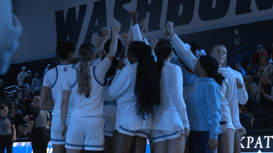Washburn women win defensive battle in return home