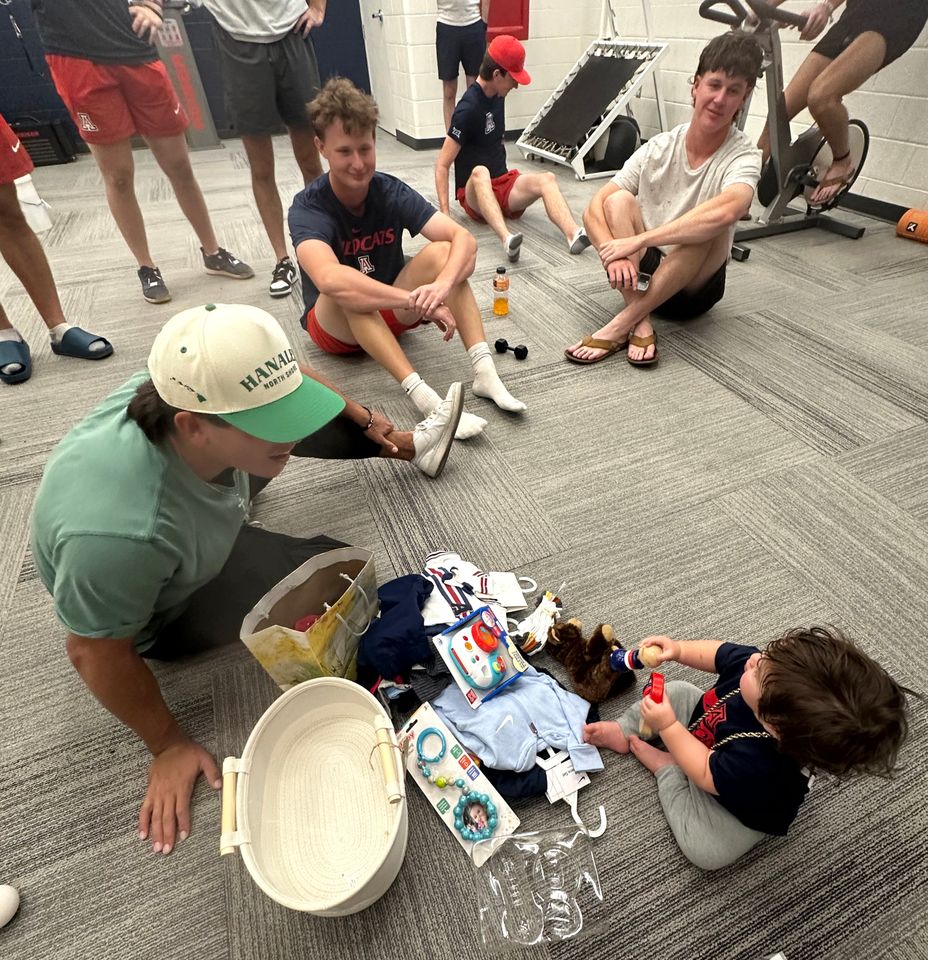 Chaz McNelis Teammates with Baby G