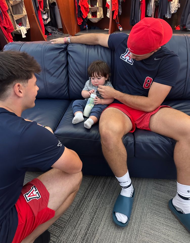 Chaz McNelis Teammates with Baby G