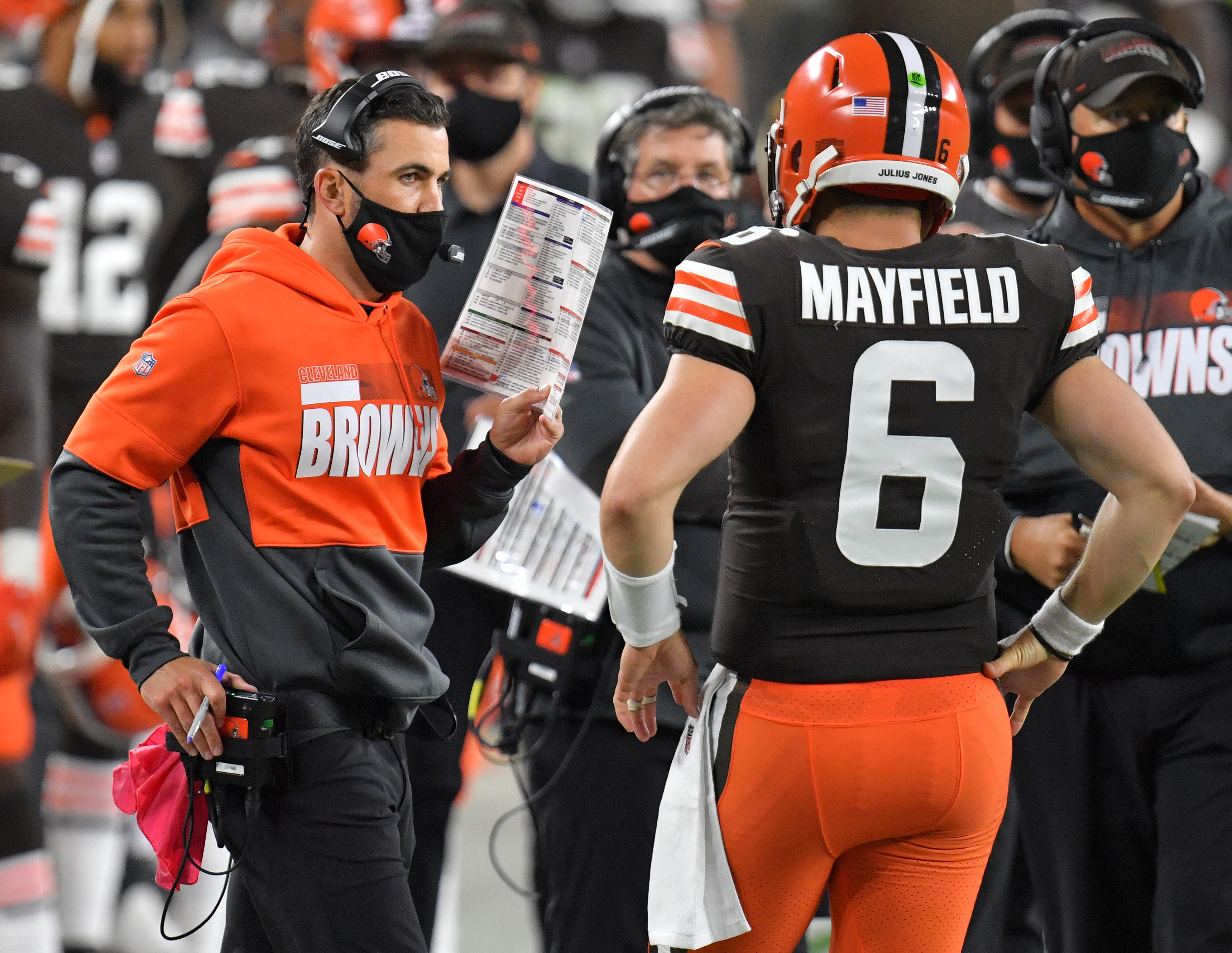 Baker Mayfield still has beef with Falcons Kevin Stefanski