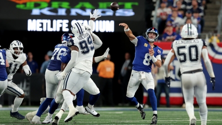 Daniel Jones&rsquo; struggles throwing downfield continue in loss to Cowboys