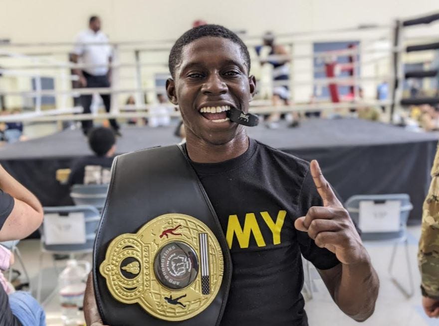 Fort Campbell 327th Infantry sergeant floats like butterfly, stings