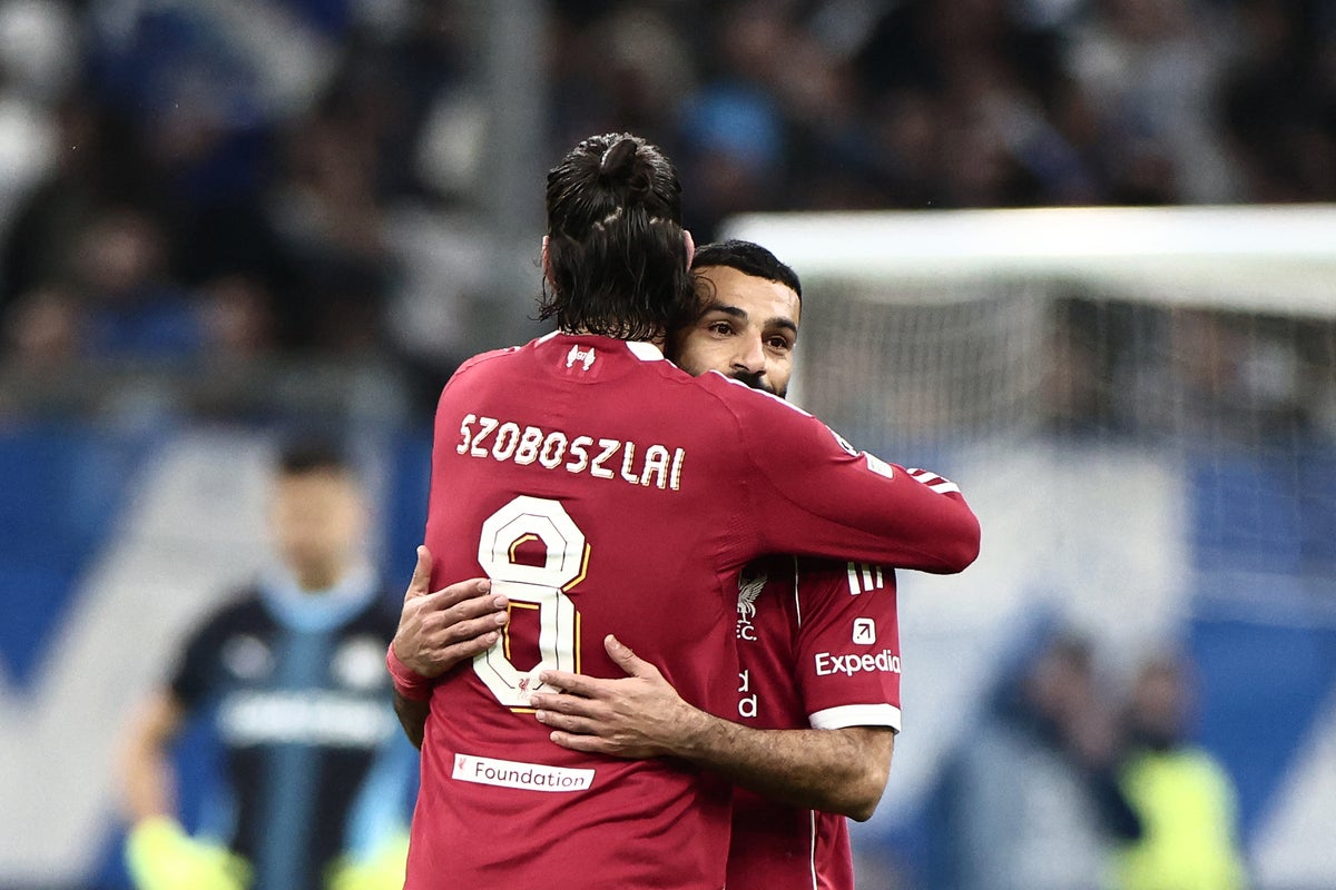 Dominik Szoboszlai was hugely impressive against Marseille (AFP via Getty Images)