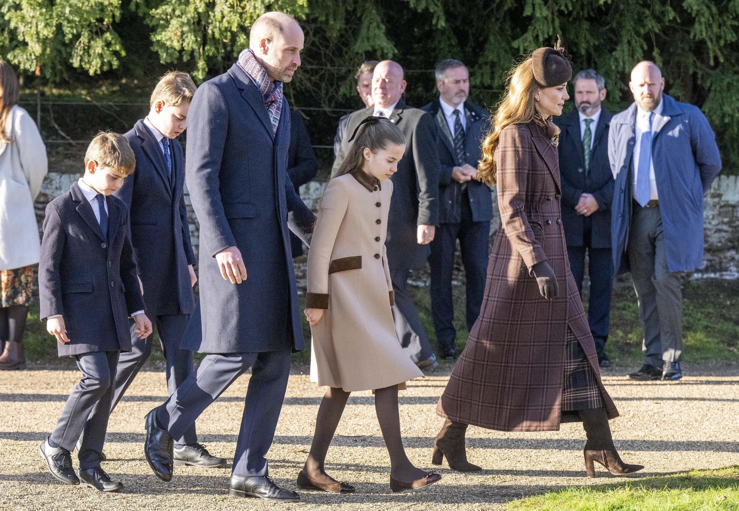 Charlotte’s pat on George’s back shows how prepared they are for modern royal life. 